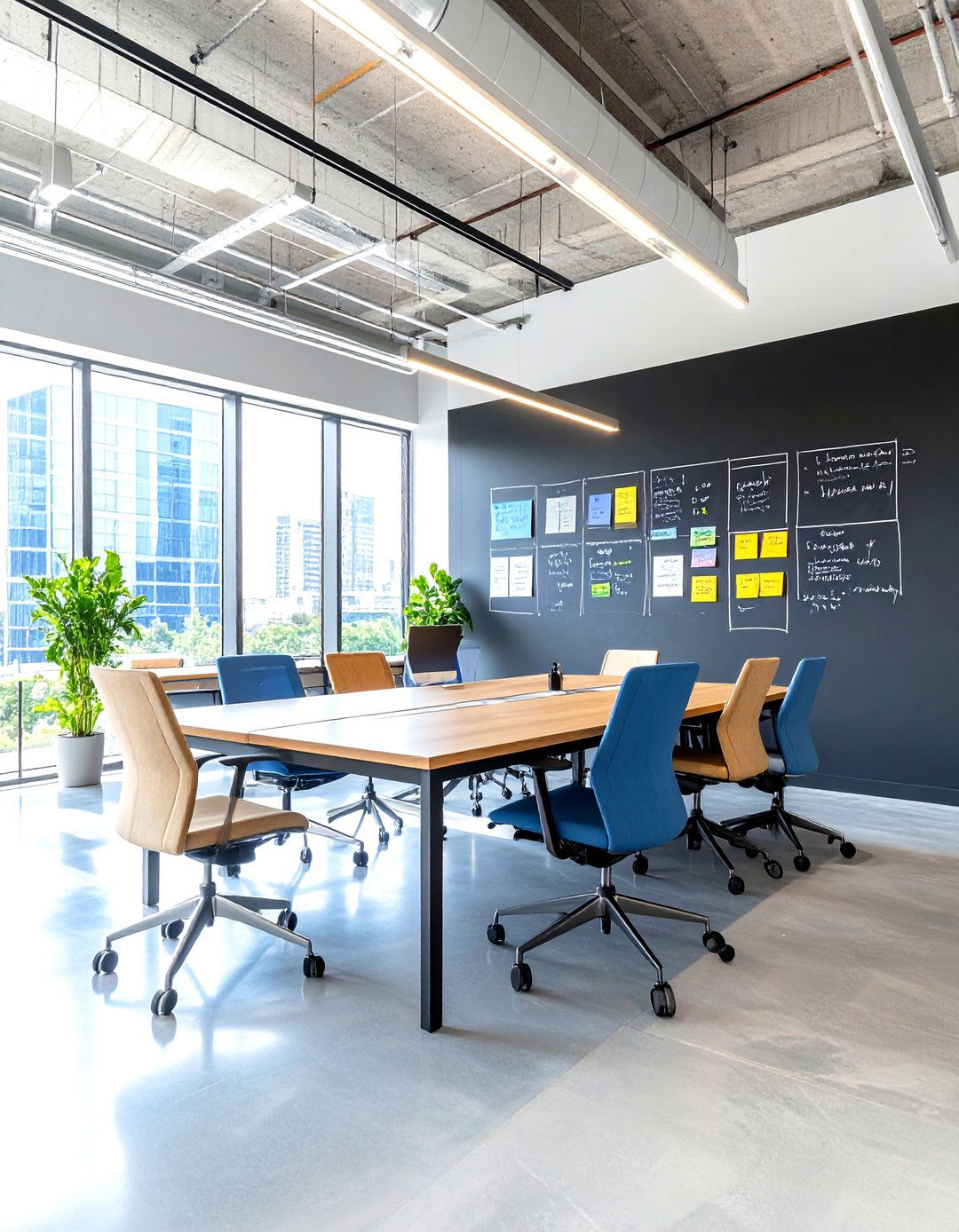 Writable Chalkboard Charm - 25 office accent wall ideas