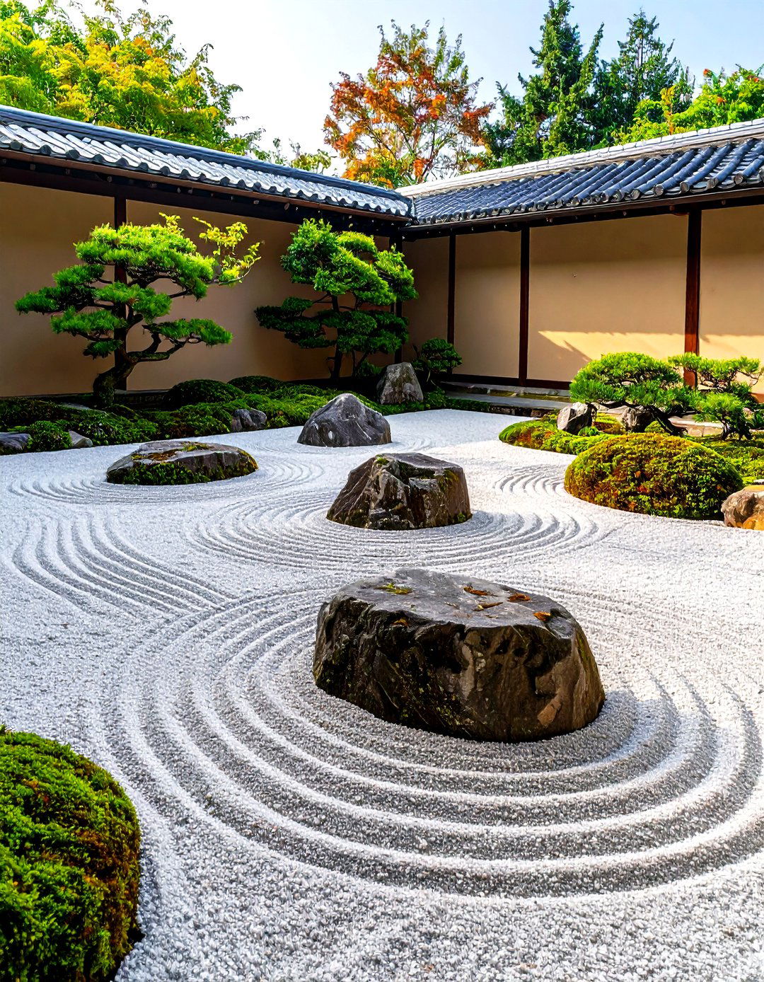 Zen Gravel Courtyard for Asian Landscape Serenity - 25 asian landscaping ideas