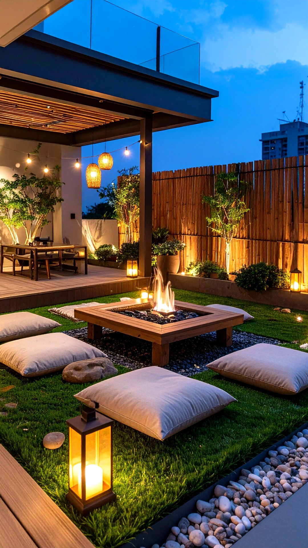 Zen Reading Nook with Artificial Grass Balcony - 25 artificial grass balcony design