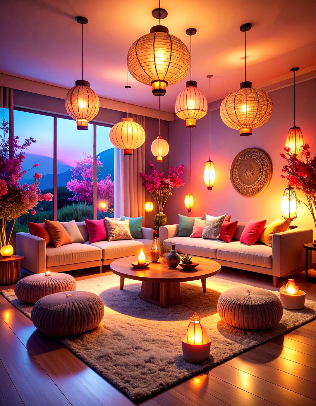 Zen Room with Layered Ambient Lighting - 25 Zen Room Ideas