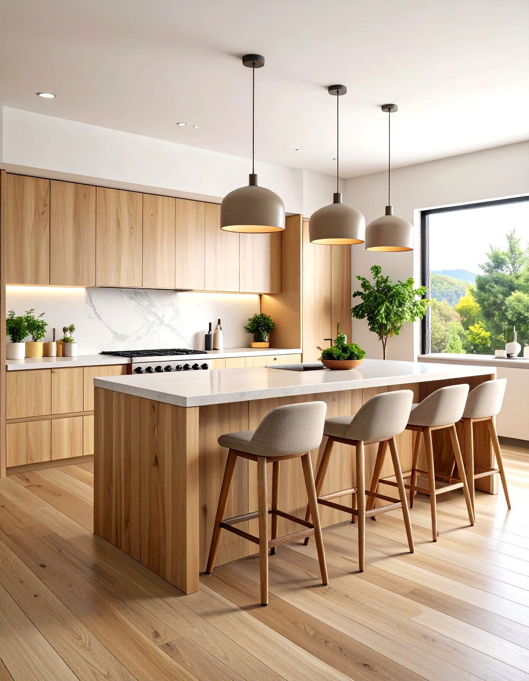 Zone Your Kitchen With a Sociable Island - 25 open kitchen ideas