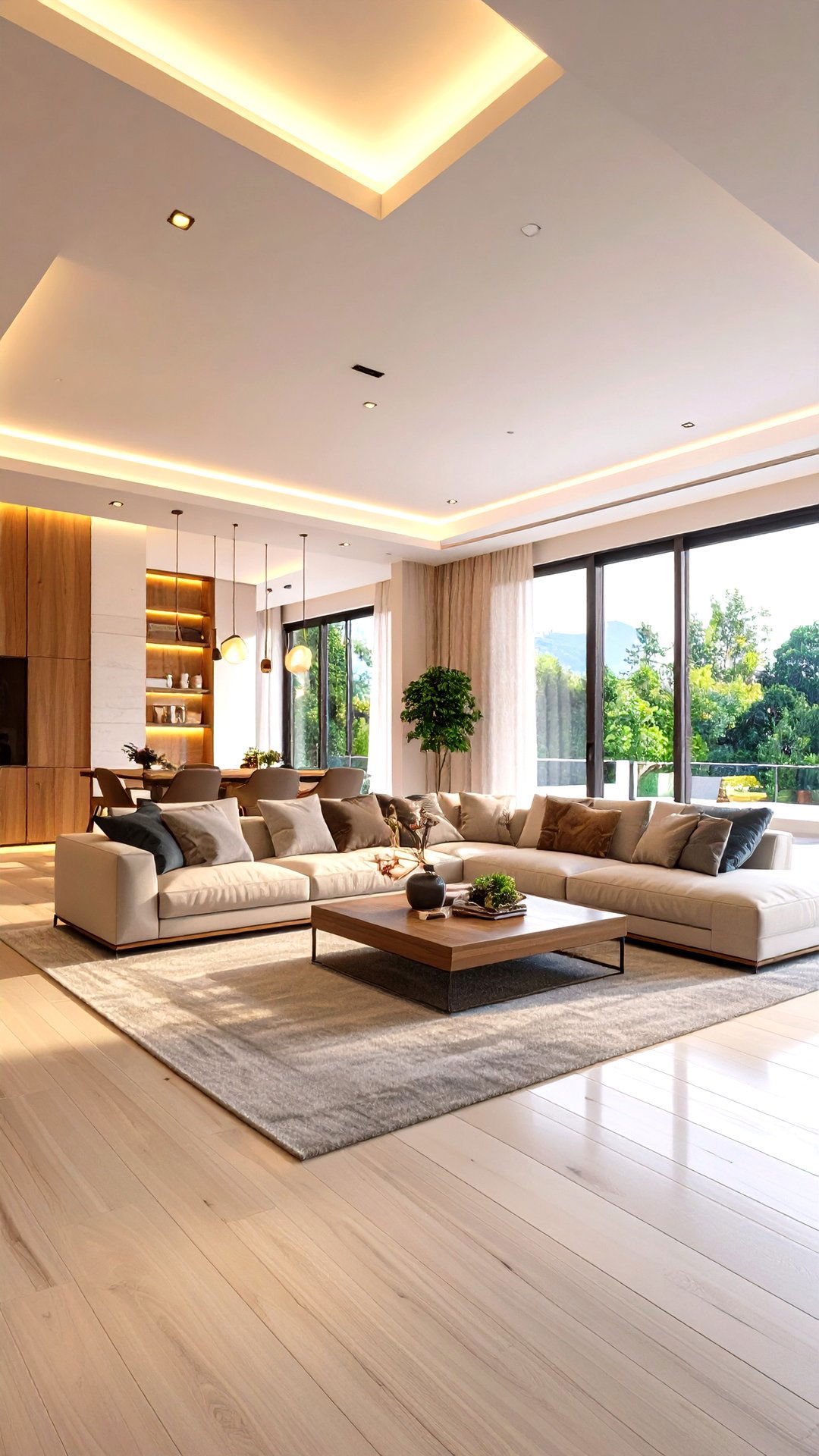 Zoned Lighting Layers for Mood Control - 25 aesthetic living room ideas