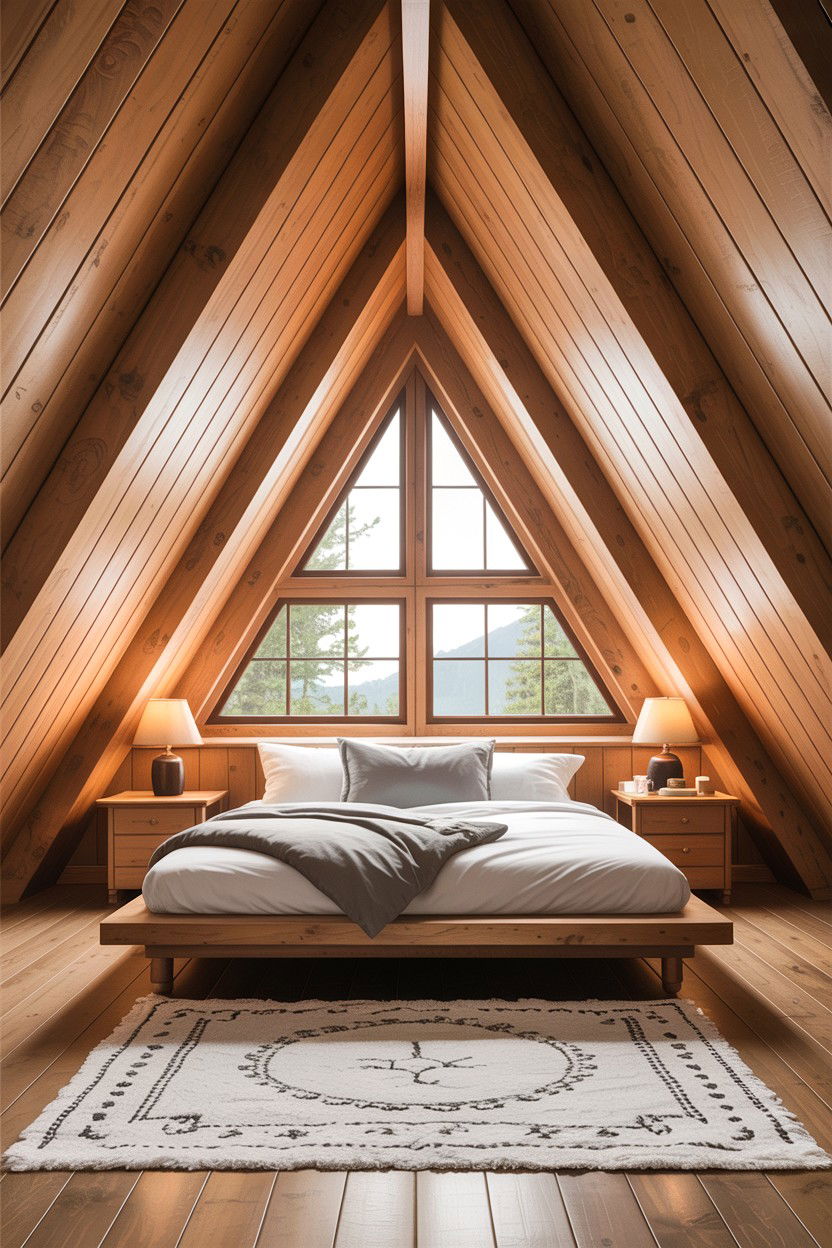 A Frame Bedroom Vaulted Ceiling - 30 bedroom vaulted ceiling ideas