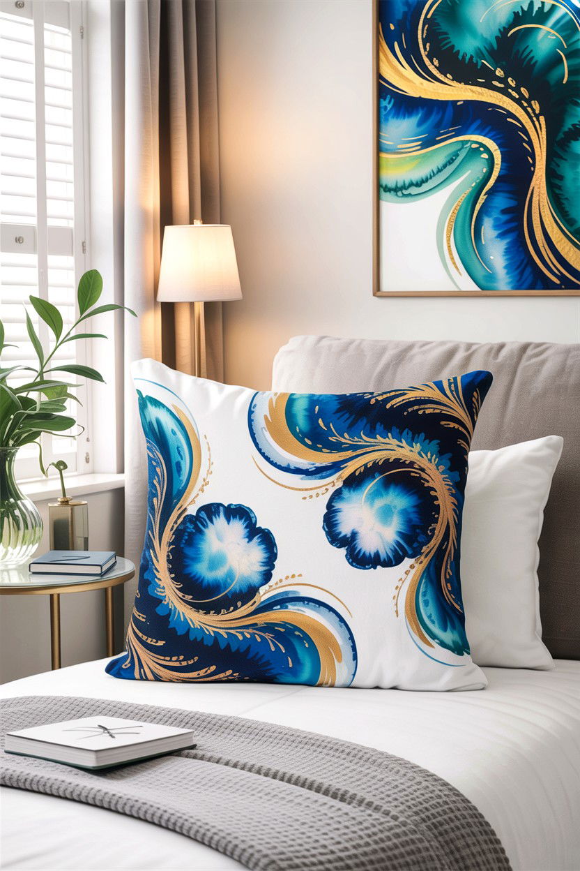 Abstract Pattern Pillow - 30 bedroom throw pillows