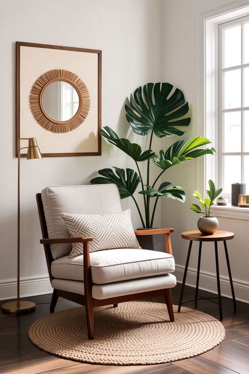 Accent Chair - 30 living room corner ideas