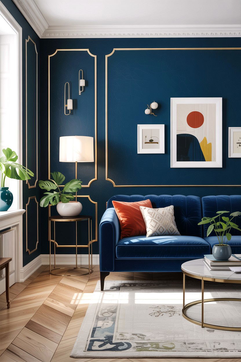 Accent Wall - 30 living room enhancement ideas