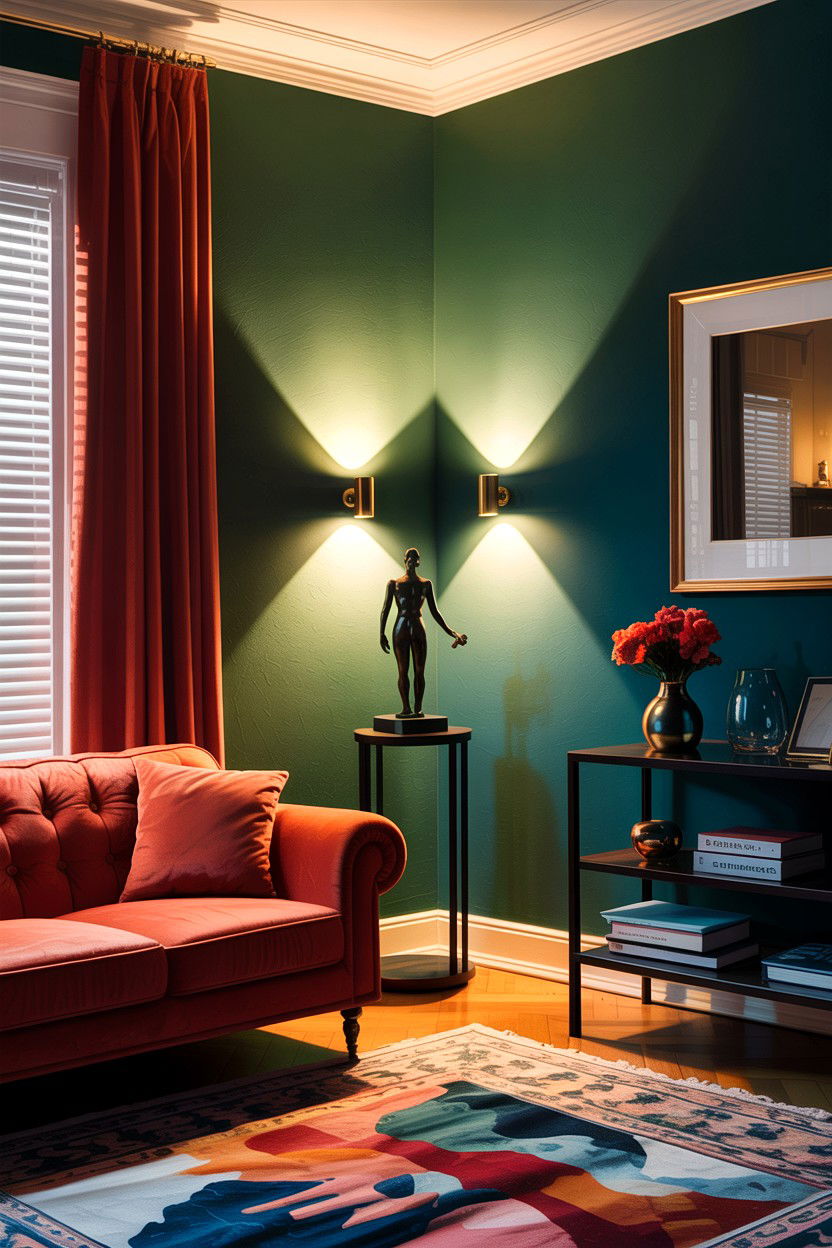 Accent lighting dimmer switch - 30 living room dimmer lights ideas