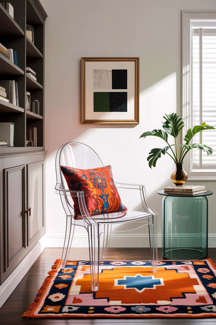 Acrylic Ghost Chair - 30 living room designer furniture ideas