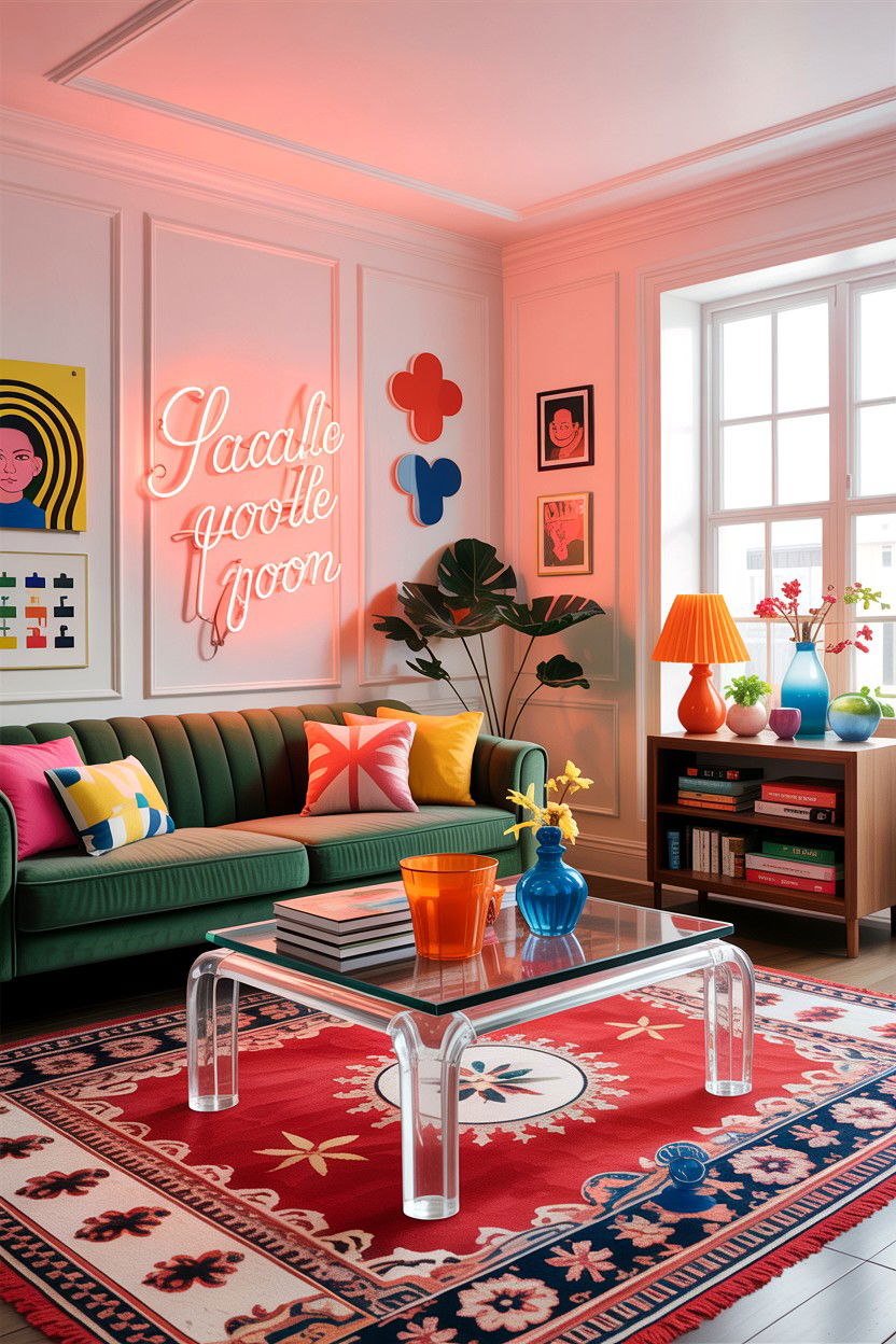 Acrylic Glass Coffee Table - 30 living room glass coffee tables