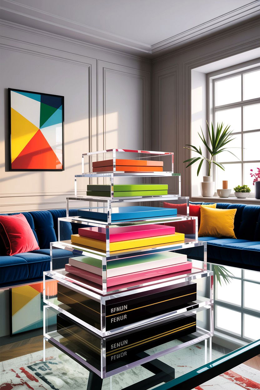 Acrylic Stackable Box - 30 living room decorative boxes