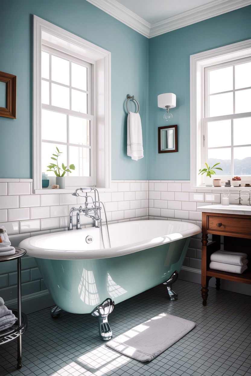 Acrylic clawfoot tub - 30 clawfoot tub ideas