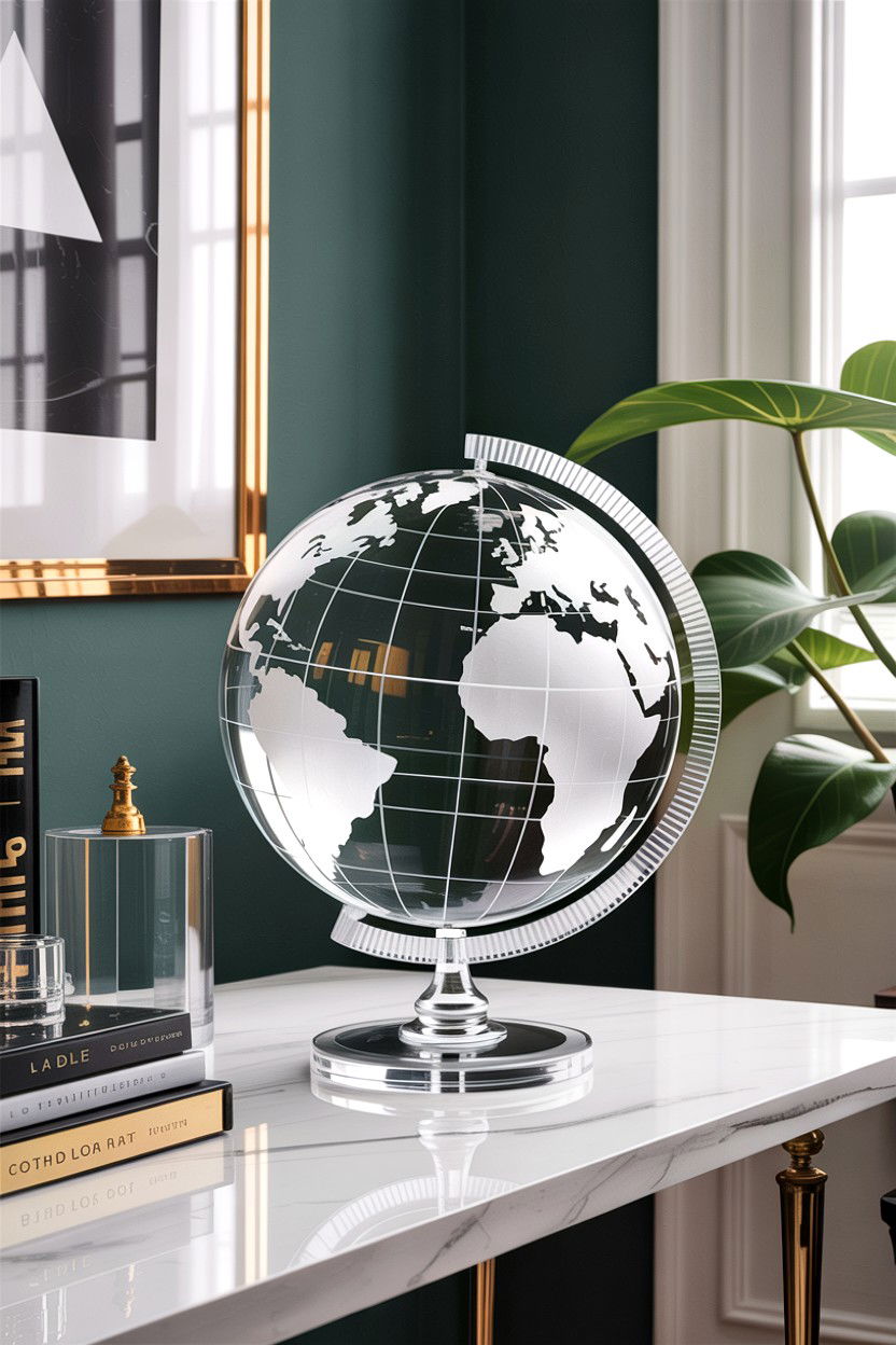 Acrylic clear globe - 30 living room globes