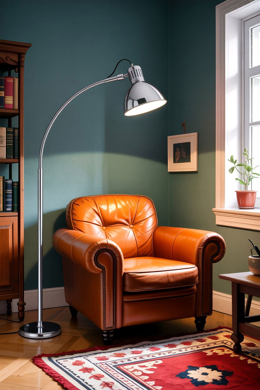 Adjustable Reading Floor Lamp - 30 bedroom floor lamps