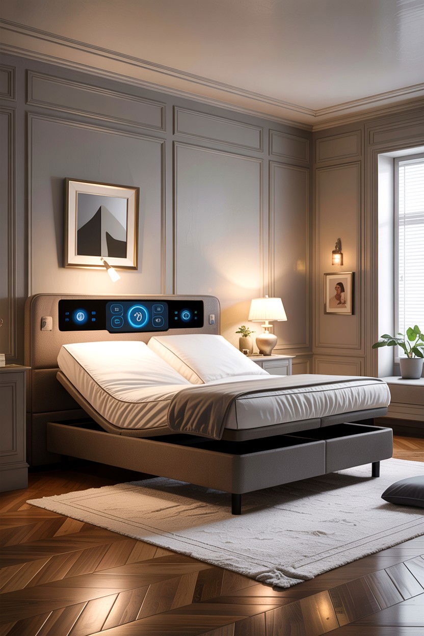 Adjustable Smart Bed Setup - 30 bedroom bed ideas