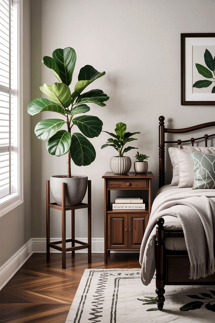 Adjustable Width Plant Stand - 30 bedroom plant stands