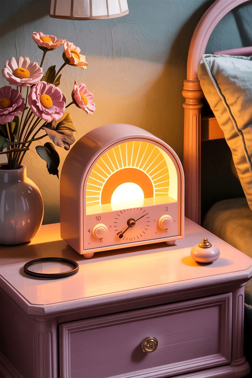 Aesthetic Sunrise Alarm Clock - 30 bedroom sunrise alarm clocks