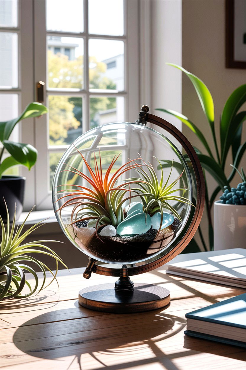 Air plant terrarium - 30 bedroom terrariums