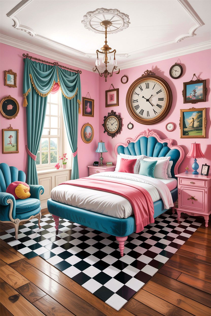 Alice In Wonderland Bedroom - 30 character home bedroom ideas