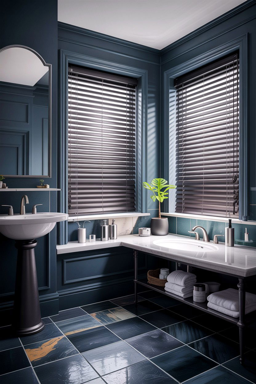 Aluminum Venetian Blinds - 30 bathroom blinds ideas