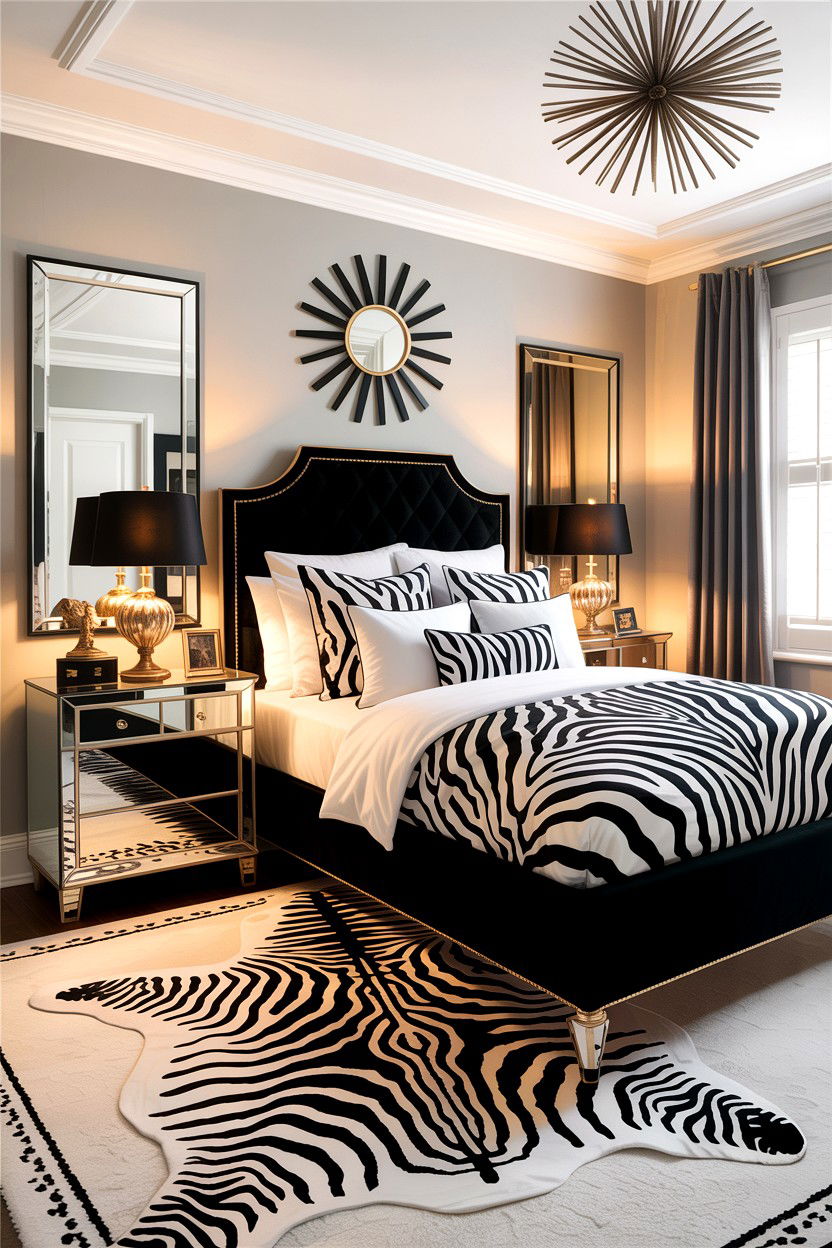 Animal Print Bedroom - 30 Hollywood bedroom ideas