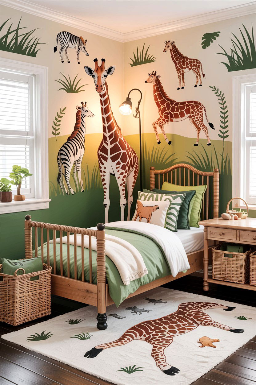Animal Theme Bedroom - 30 elementary age bedroom ideas
