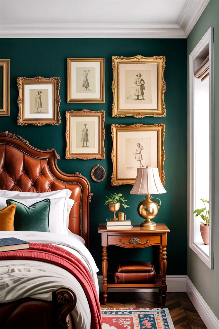 Antique Brass Frames - 30 bedroom picture frames