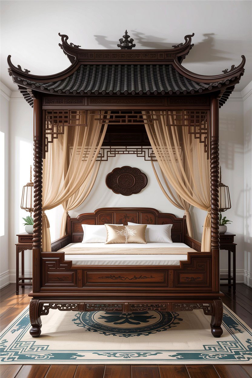 Antique Chinese Wedding Bed - 30 Chinese bedroom ideas