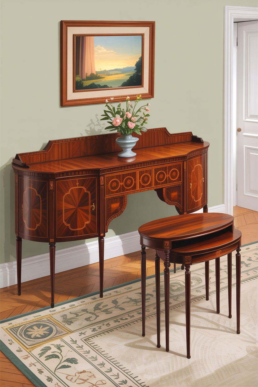 Antique mahogany furniture - 30 living room Federal furniture ideas