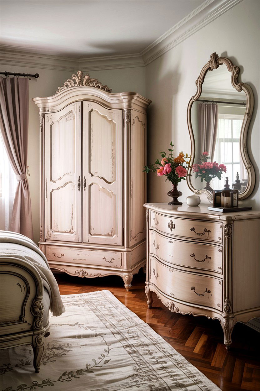 Antique white bedroom furniture - 30 traditional white bedroom ideas