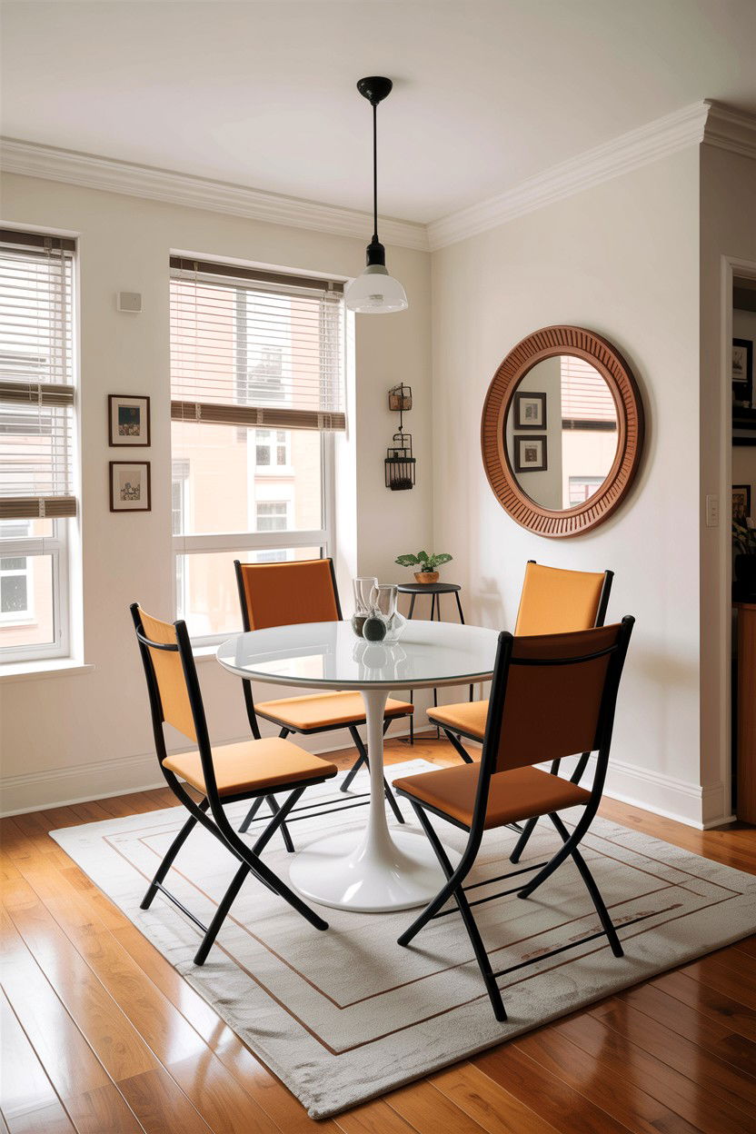 Apartment Dining Room - 30 tan and white dining room ideas