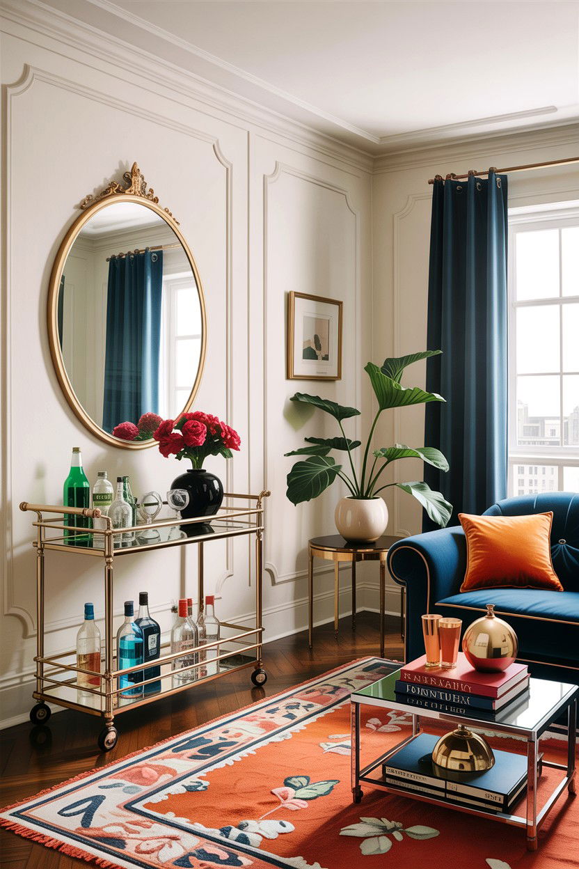 Apartment living room - 30 Hollywood regency living room ideas