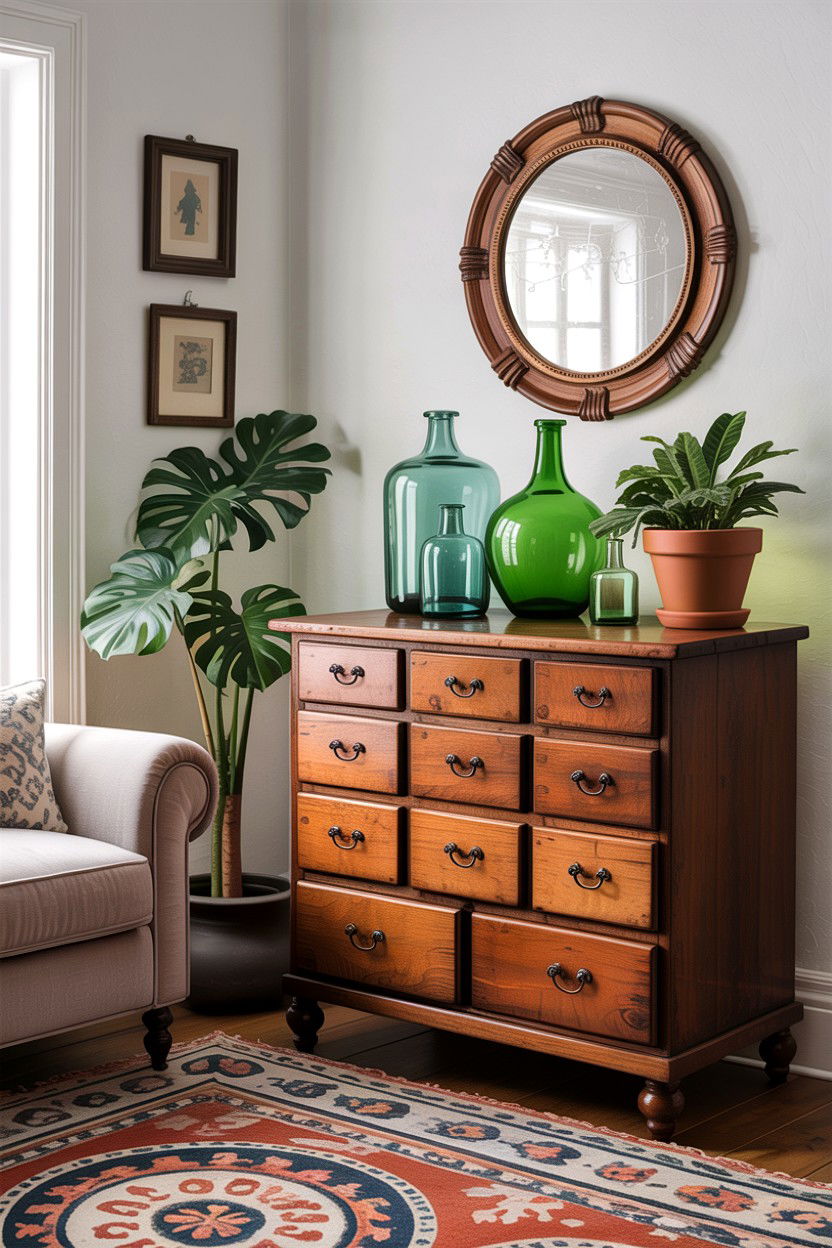 Apothecary chest - 30 living room antique furniture ideas