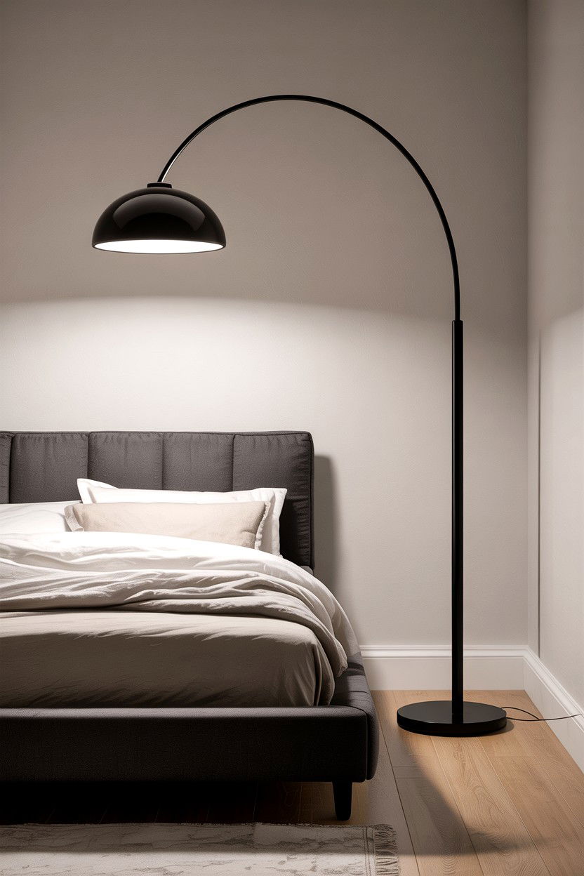 Arc Floor Lamp - 30 bedroom floor lamps