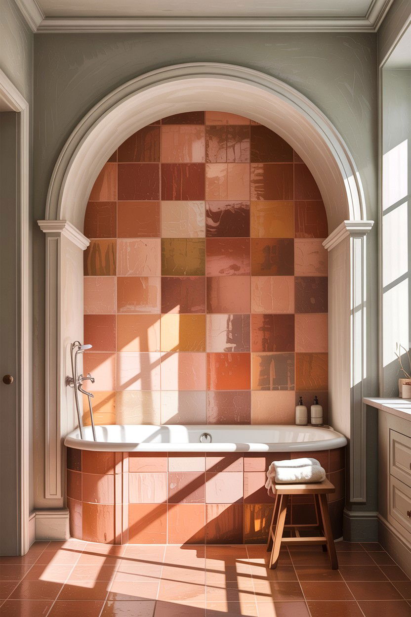 Arched Alcove Tub Wall - 30 alcove tub ideas