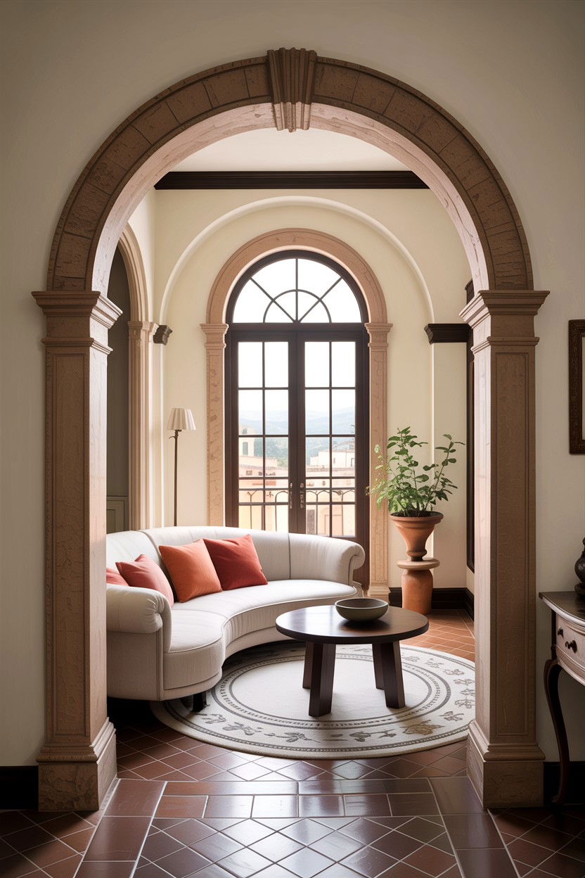 Arched Doorway Living Room - 30 living room Tuscan furniture ideas