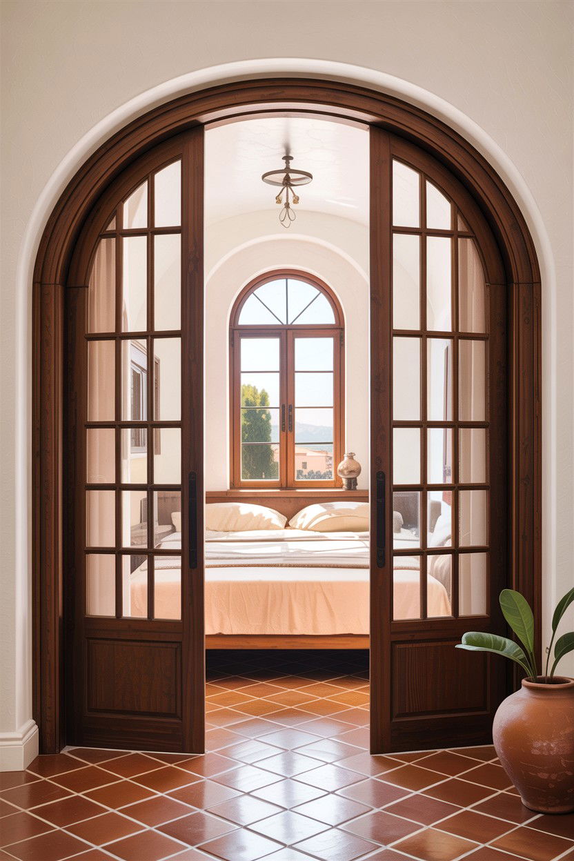 Arched Sliding Door - 30 bedroom sliding doors