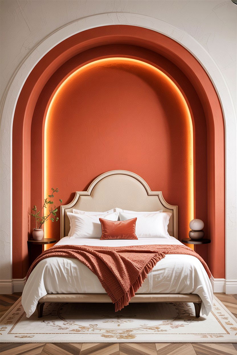 Arched Wall Recess - 30 bespoke bedroom ideas