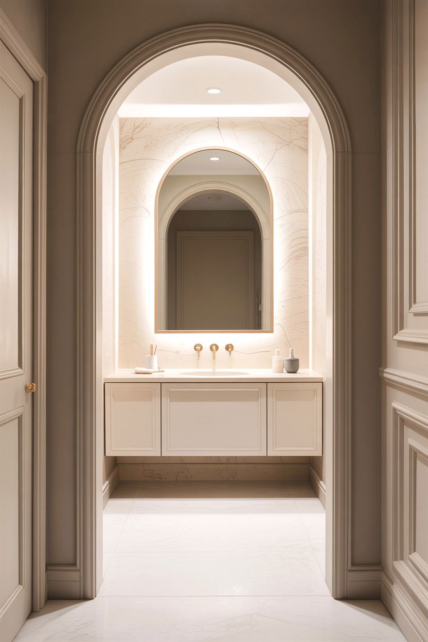 Arched bathroom doorway - 30 architect designed bathroom ideas