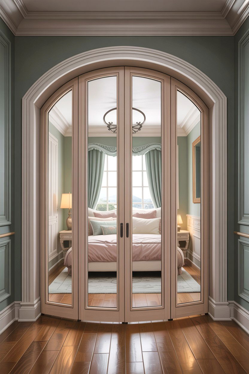 Arched bifold bedroom doors - 30 bedroom bifold doors