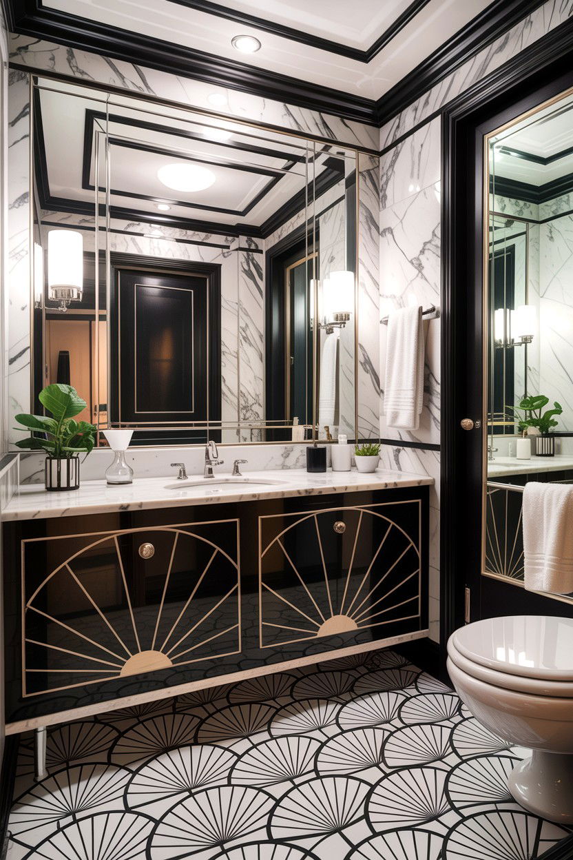Art Deco Bathroom - 30 ideal bathroom ideas