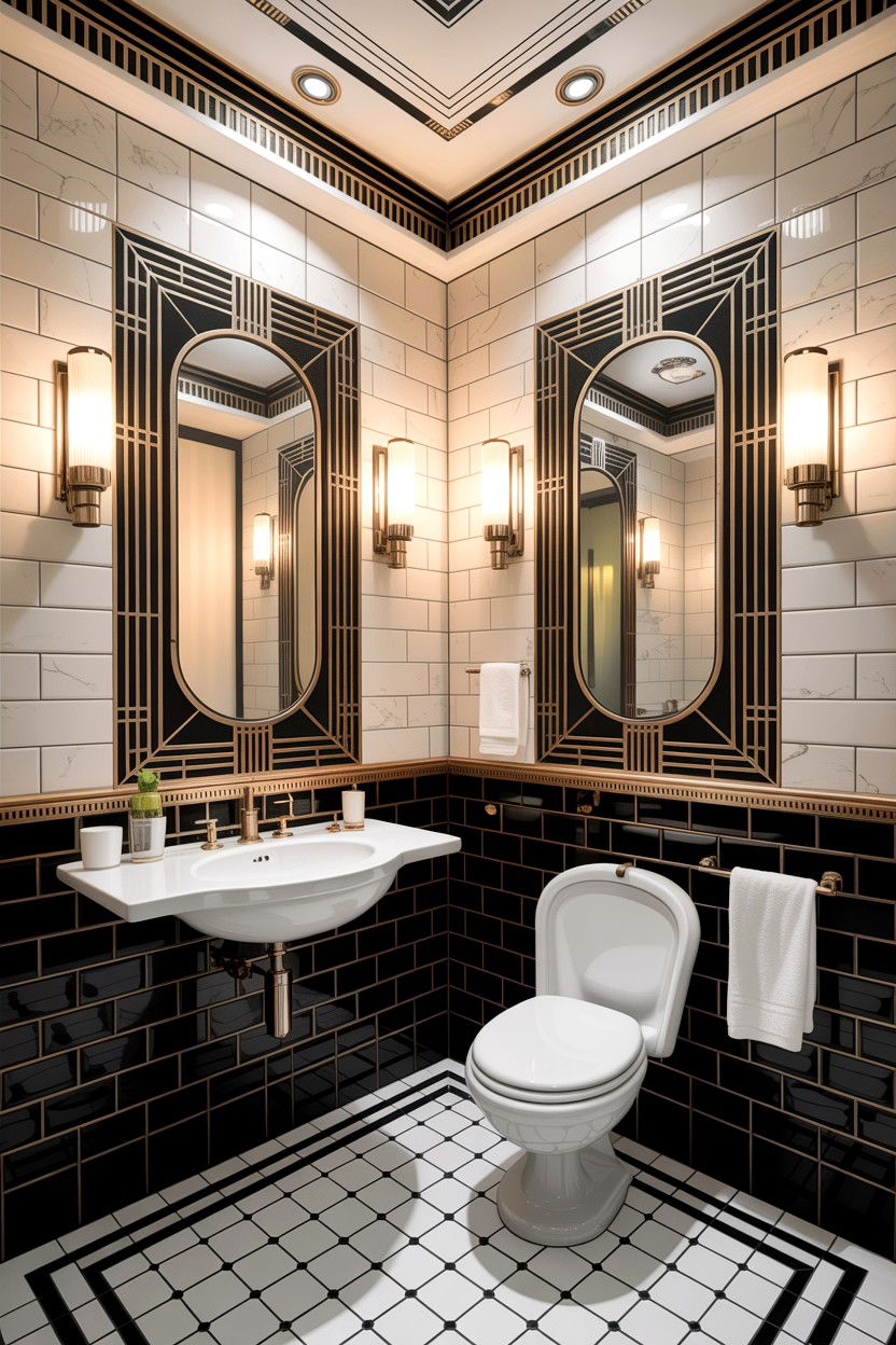 Art Deco Bathroom Fan - 30 bathroom ceiling fan ideas