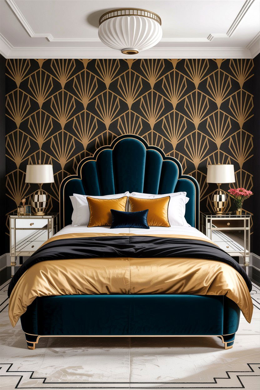 Art Deco Bedroom - 30 bedroom vision boards