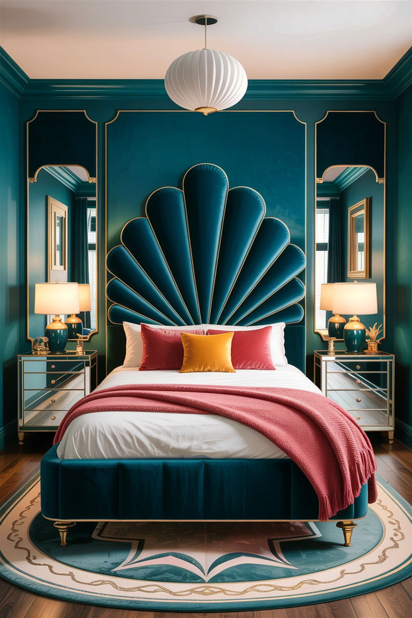 Art Deco Bedroom - 30 feminine bedroom ideas