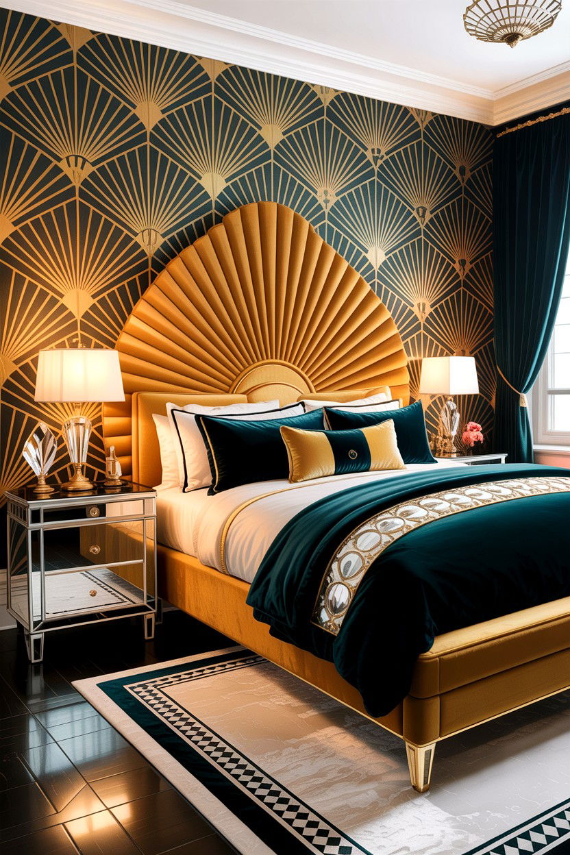 Art Deco Bedroom - 30 bedroom photography ideas