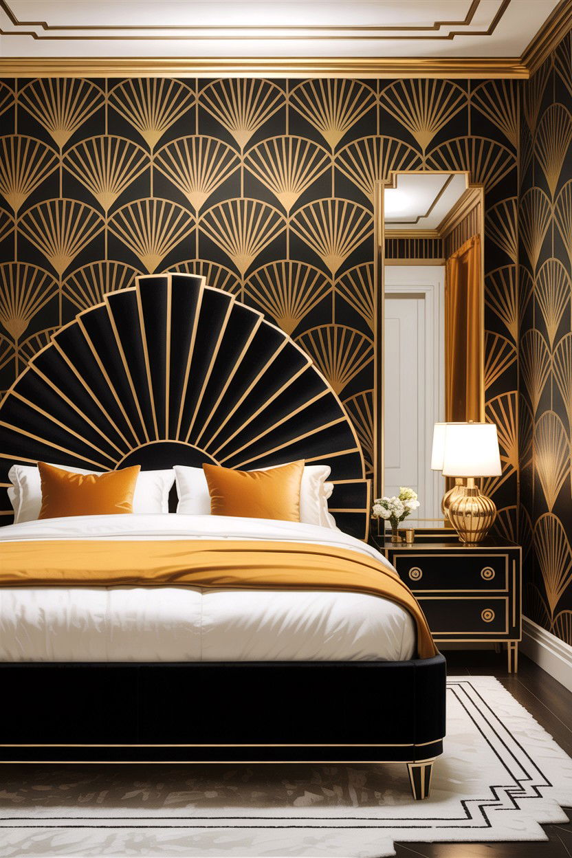 Art Deco Bedroom - 30 bedroom renovation ideas