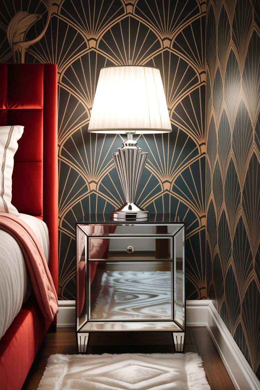 Art Deco Bedside Lamp - 30 bedroom bedside lamps