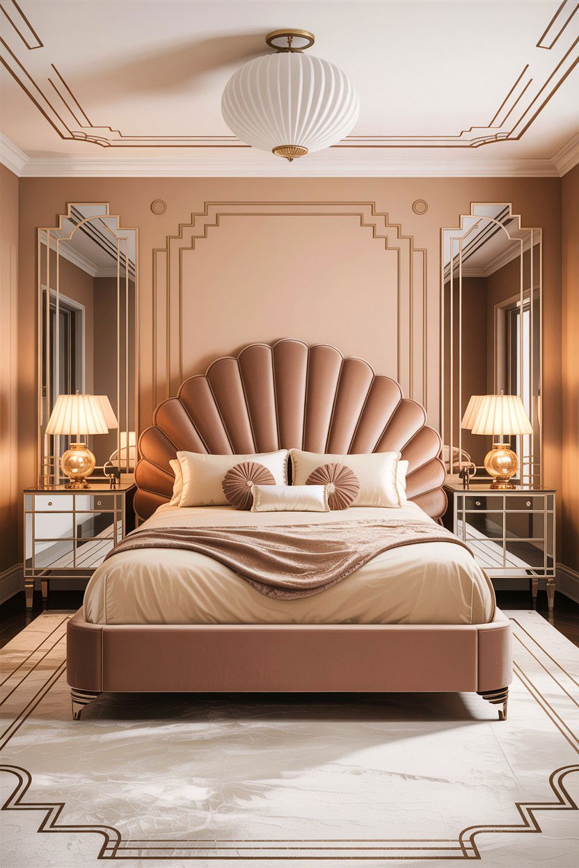 Art Deco Beige Bedroom - 30 bedroom beige walls