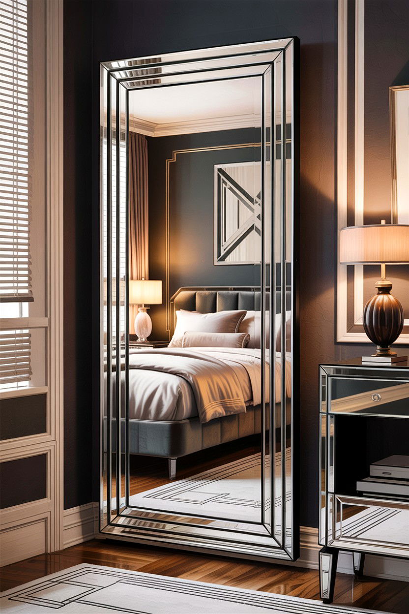 Art Deco Full Length Mirror - 30 bedroom full length mirrors