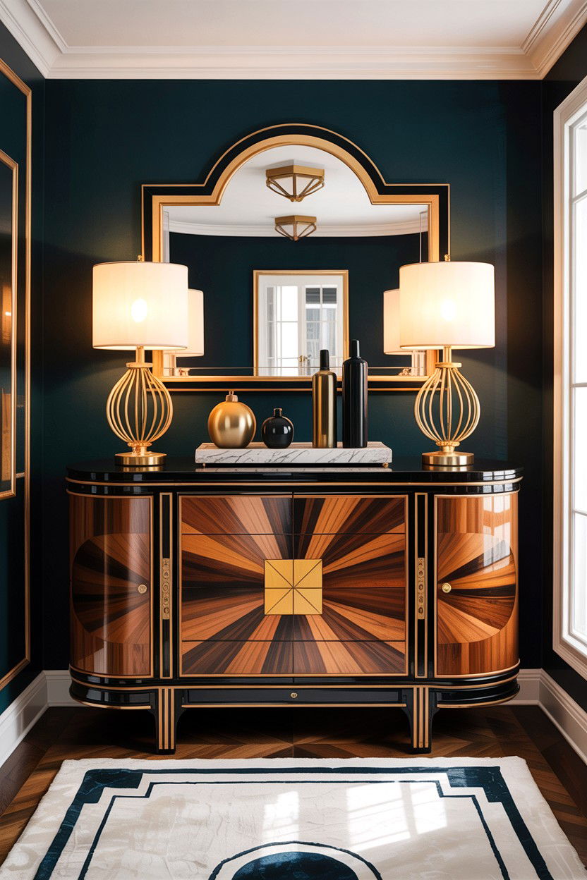 Art Deco Inspired Dresser - 30 bedroom wide dressers