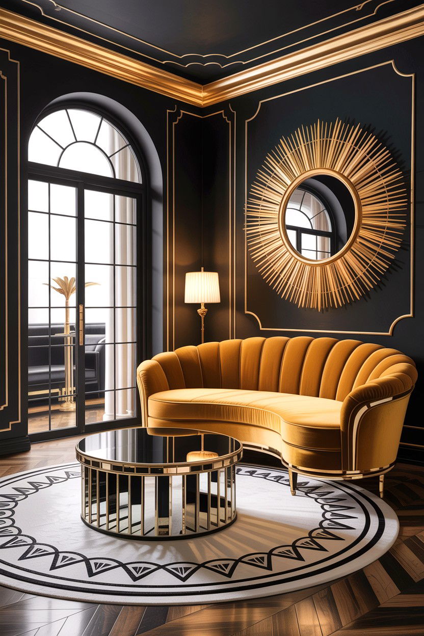 Art Deco Living Room - 30 interior designer living room ideas